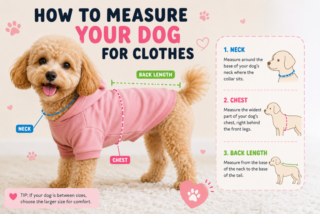 how to measure dog for clothes guide
