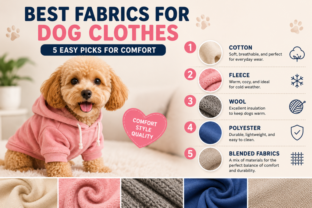best fabrics for dog clothes